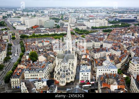 Basilika von Saint Nicolas, Nantes, Pays de la Loire, Frankreich Stockfoto