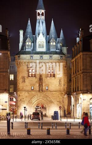 Porte Cailhau Gate. Bordeaux. Aquitanien. Frankreich. Stockfoto