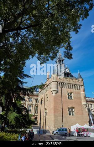 Donjon du Capitole, Toulouse, Haute Garonne, Midi-Pyrenäen, Frankreich Stockfoto