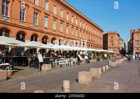 Place du Capitole, Toulouse, Haute Garonne, Midi-Pyrenäen, Frankreich Stockfoto