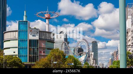 Tokyo Dome City Attraktionen Vergnügungspark in Bunkyo Ward Stockfoto