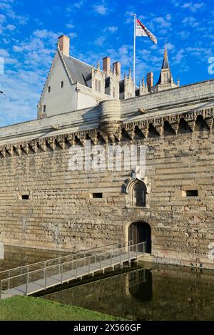 Château des Ducs de Bretagne, Nantes, Pays De La Loire, Frankreich Stockfoto