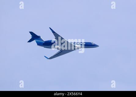 AZAL, Azerbaijan Airlines, Azərbaycan Hava Yolları, Gulfstream G650 Flugzeug, Budapest, Ungarn, Magyarország, Europa Stockfoto