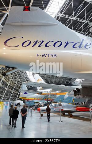 Aeroscopia. Luftfahrt-Museum. Toulouse. Haute-Garonne. Frankreich. Stockfoto