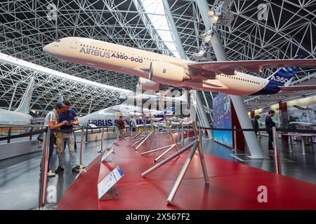 Aeroscopia. Luftfahrt-Museum. Toulouse. Haute-Garonne. Frankreich. Stockfoto