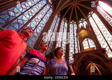 Sainte Chapelle. Paris. Frankreich. Stockfoto