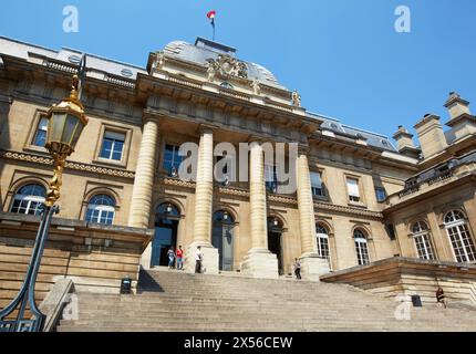 Tribunal de Grande Instance. Palais de Justice. Paris. Frankreich. Stockfoto