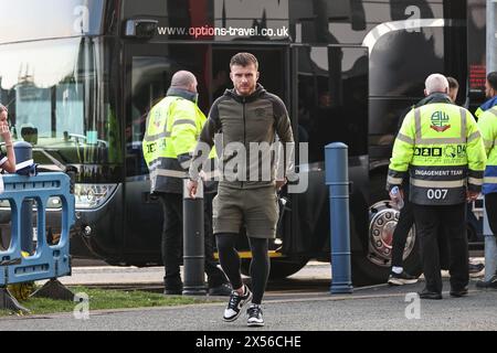 Bolton, Großbritannien. Mai 2024. Nicky Cadden of Barnsley während der Play-offs der Sky Bet League 1 Halbfinalspiel Bolton Wanderers gegen Barnsley im Toughsheet Community Stadium, Bolton, Vereinigtes Königreich, 7. Mai 2024 (Foto: Mark Cosgrove/News Images) in Bolton, Vereinigtes Königreich am 7. Mai 2024. (Foto: Mark Cosgrove/News Images/SIPA USA) Credit: SIPA USA/Alamy Live News Stockfoto