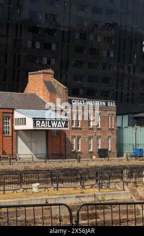 Tolles Western Rail-Lager in Liverpool Stockfoto