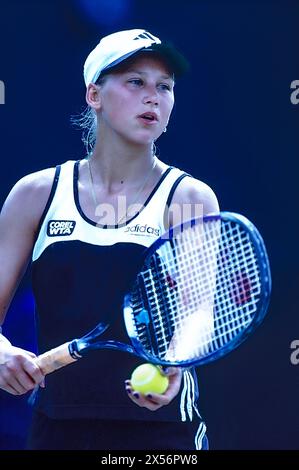 Anna Kournikova nimmt an den Lipton Championships 1997 Teil Stockfoto