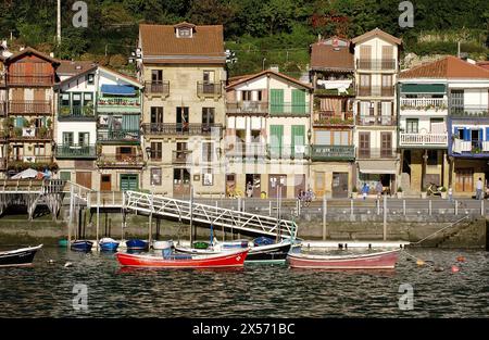 Pasajes de San Juan Hafen. PASAI Donibane. Gipuzkoa. Euskadi. Spanien. Stockfoto