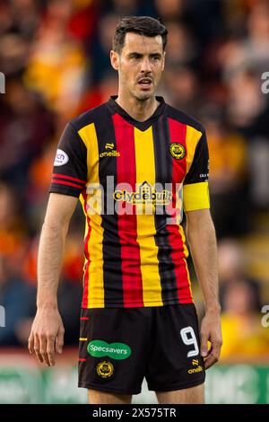 Airdrie, Schottland. Mai 2024. Brian Graham (9 - Partick Thistle) Credit: Raymond Davies / Alamy Live News Stockfoto