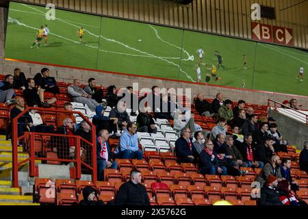 Airdrie, Schottland. Mai 2024. Interessanter Besuch im Excelsior Stadium heute Abend Credit: Raymond Davies / Alamy Live News Stockfoto