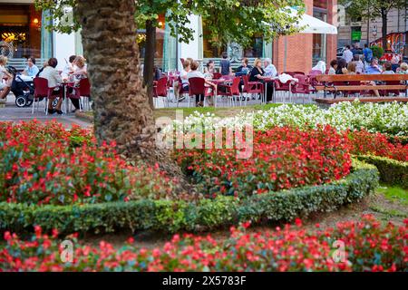 Parque de Doña Casilda de Iturrizar, Gran Via, Bilbao, Bizkaia, Baskenland, Spanien. Stockfoto