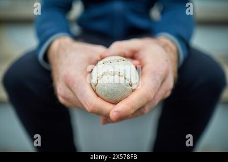 Baskische Pelota, Fronton, Bilbao, Baskenland, Spanien Stockfoto