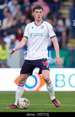 Mai 2024; Toughsheet Community Stadium, Bolton, Greater Manchester, England; EFL League One Play Off Football, Bolton Wanderers gegen Barnsley; Eoin Toal von Bolton Wanderers Stockfoto