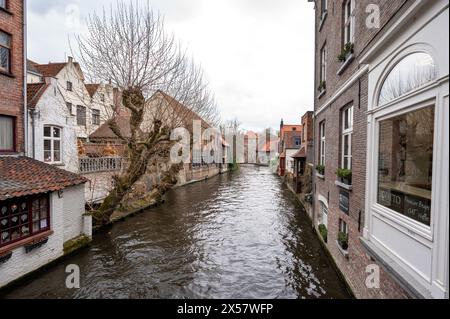 Mariabrug in Brügge, Belgien Stockfoto