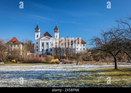 Geographie / Reisen, Deutschland, Bayern, Schlehdorf, Kloster Schlehdorf, Schlehdorf, Oberbayern, ADDITIONAL-RIGHTS-CLEARANCE-INFO-NOT-AVAILABLE Stockfoto
