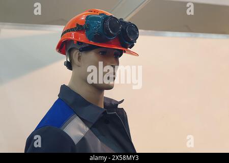 Professionelle persönliche Sicherheitsausrüstung für Arbeiter. Industrie Stockfoto