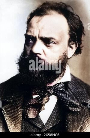Dvorak, Antonin, 8.9.1841 - 1,5.1904, tschechischer Komponist, Porträt, ADDITIONAL-RIGHTS-CLEARANCE-INFO-NOT-AVAILABLE Stockfoto