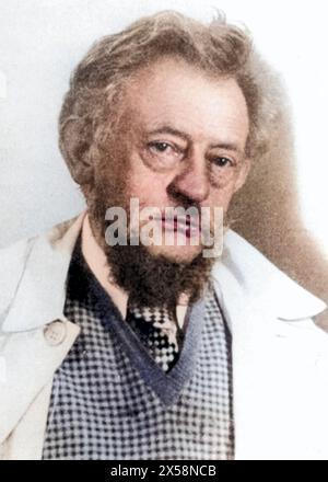 Barlach, Ernst, 2.1.1870 - 24.10.1938, deutscher Bildhauer und Autor/Schriftsteller, Porträt, 1920er Jahre, ADDITIONAL-RIGHTS-CLEARANCE-INFO-NOT-AVAILABLE Stockfoto