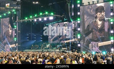 „Bruce Springsteen & The E Street Band“, „Cardiff Wales“, „The Boss at Cardiff Millennium Stadium“, „5th May 2024“, „Rock & Roll“, „Hall of Fame“ Stockfoto