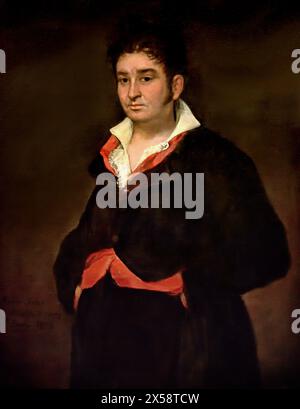 Porträt von Don Ramon Satue 1823 Francisco Jose Goya Lucientes 1746 1828 Spanien Rijksmuseum Amsterdam. Stockfoto