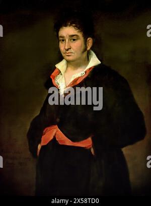 Porträt von Don Ramon Satue 1823 Francisco Jose Goya Lucientes 1746 1828 Spanien Rijksmuseum Amsterdam. Stockfoto