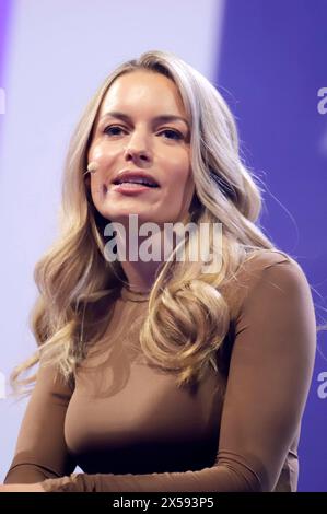 Delia Lachance beim OMR Festival 2024 in den Messehallen. Hamburg, 07.05.2024 Stockfoto