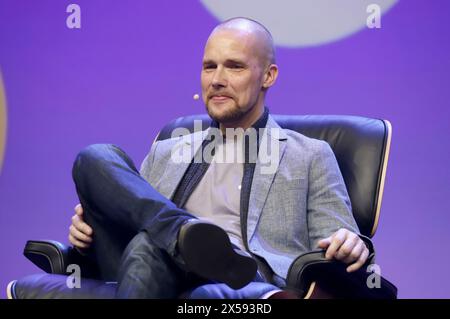 Jonas Andrulis beim OMR Festival 2024 in den Messehallen. Hamburg, 07.05.2024 Stockfoto