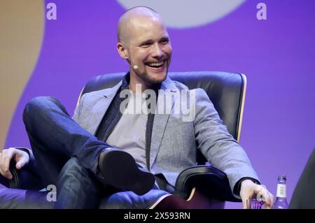 Jonas Andrulis beim OMR Festival 2024 in den Messehallen. Hamburg, 07.05.2024 Stockfoto