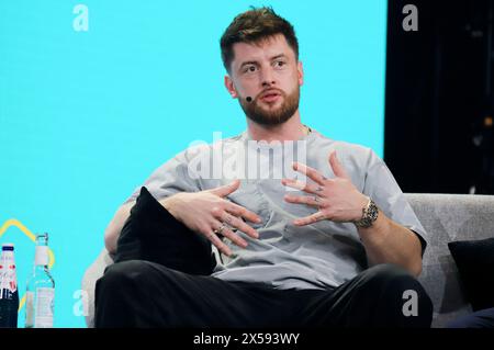 Bausa beim OMR Festival 2024 in den Messehallen. Hamburg, 07.05.2024 Stockfoto