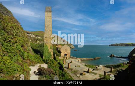 Porth Wen, Brickworks, Llanbadrig, Anglesey, Nordwales, Vereinigtes Königreich. Stockfoto