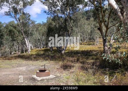 Turon National Park im regionalen New South Wales, Campingplatz aus Gusseisen für Camper, Australien Stockfoto