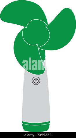 Elektrischer Handlüfter Icon Vektor Illustration einfaches Design Stock Vektor