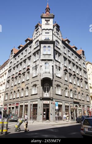 Valentina in der Valentinska Street, Josefov jüdischen Viertel, Prag, Tschechische Republik Stockfoto