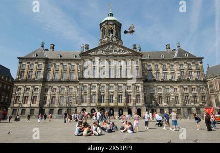Koninklijk Paleis (Königlicher Palast), Dam-Platz. Amsterdam. Niederlande Stockfoto