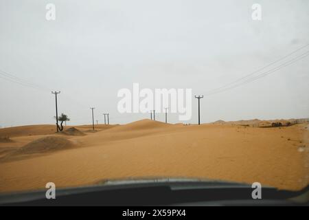 Desert Rub' al Khali in den Vereinigten Arabischen Emiraten Stockfoto