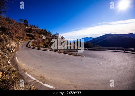 Antibes, Frankreich. Januar 2023. Illustration Landschaft Recce Reconnaissances während der Rallye d'Antibes - Côte d'Azur 2024, 3. Runde des Championnats de France des Rallyes 2024, vom 10. Bis 11. Mai in Antibes, Frankreich - Foto Bastien Roux/DPPI Credit: DPPI Media/Alamy Live News Stockfoto