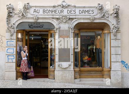 Kaufen Sie in Chiado Halbin, Lissabon ein. Portugal Stockfoto