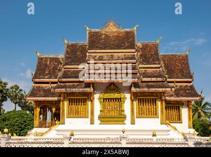 Wat Ho Pha Bang Pavillon, Königspalast, Luang Prabang, Laos Stockfoto