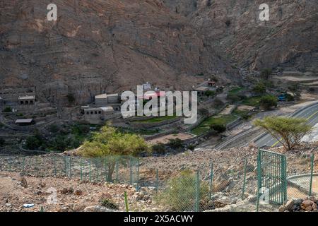 Wunderschöne Landschaft mit Blick auf die Vereinigten Arabischen Emirate Stockfoto