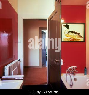 Nach der Renovierung im Vintage-Apartment aus den 1970er Jahren Stockfoto