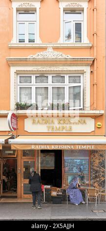 Radha Krishna Temple, Soho, London, England. Stockfoto