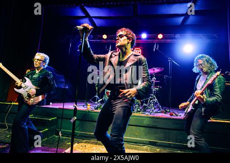 Mailand, Italien. Mai 2024. Die britische Indie Rock Band LEAP performt Live im Arci Bellezza in Mailand, Italien am 6. Mai 2024. (Foto: Maria Laura Arturi/NurPhoto) Credit: NurPhoto SRL/Alamy Live News Stockfoto