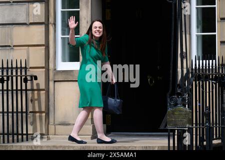 Edinburgh Schottland, Vereinigtes Königreich 08. Mai 2024. Kate Forbes trifft im Bute House ein, bevor das neue schottische Kabinett bekannt gegeben wird. . Credit sst/alamy Live News Stockfoto