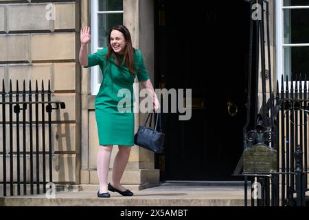 Edinburgh Schottland, Vereinigtes Königreich 08. Mai 2024. Kate Forbes trifft im Bute House ein, bevor das neue schottische Kabinett bekannt gegeben wird. . Credit sst/alamy Live News Stockfoto