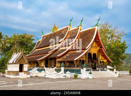 Wat Xieng Thong SIM Ordinationshalle, Luang Prabang, Laos Stockfoto