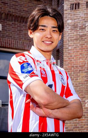 Rotterdam, Niederlande. Mai 2024. ROTTERDAM, 07.05.2024, Het Kasteel, niederländische Eredivisie, Saison 2023/2024, japanische Spieler von Sparta Rotterdam, Sparta Spieler Koki Saito Credit: Pro Shots/Alamy Live News Stockfoto