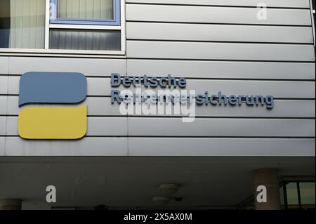 Köln, Deutschland. Mai 2024. Logo, deutsche Rentenversicherung Schriftzug: Horst Galuschka/dpa/Horst Galuschka dpa/Alamy Live News Stockfoto